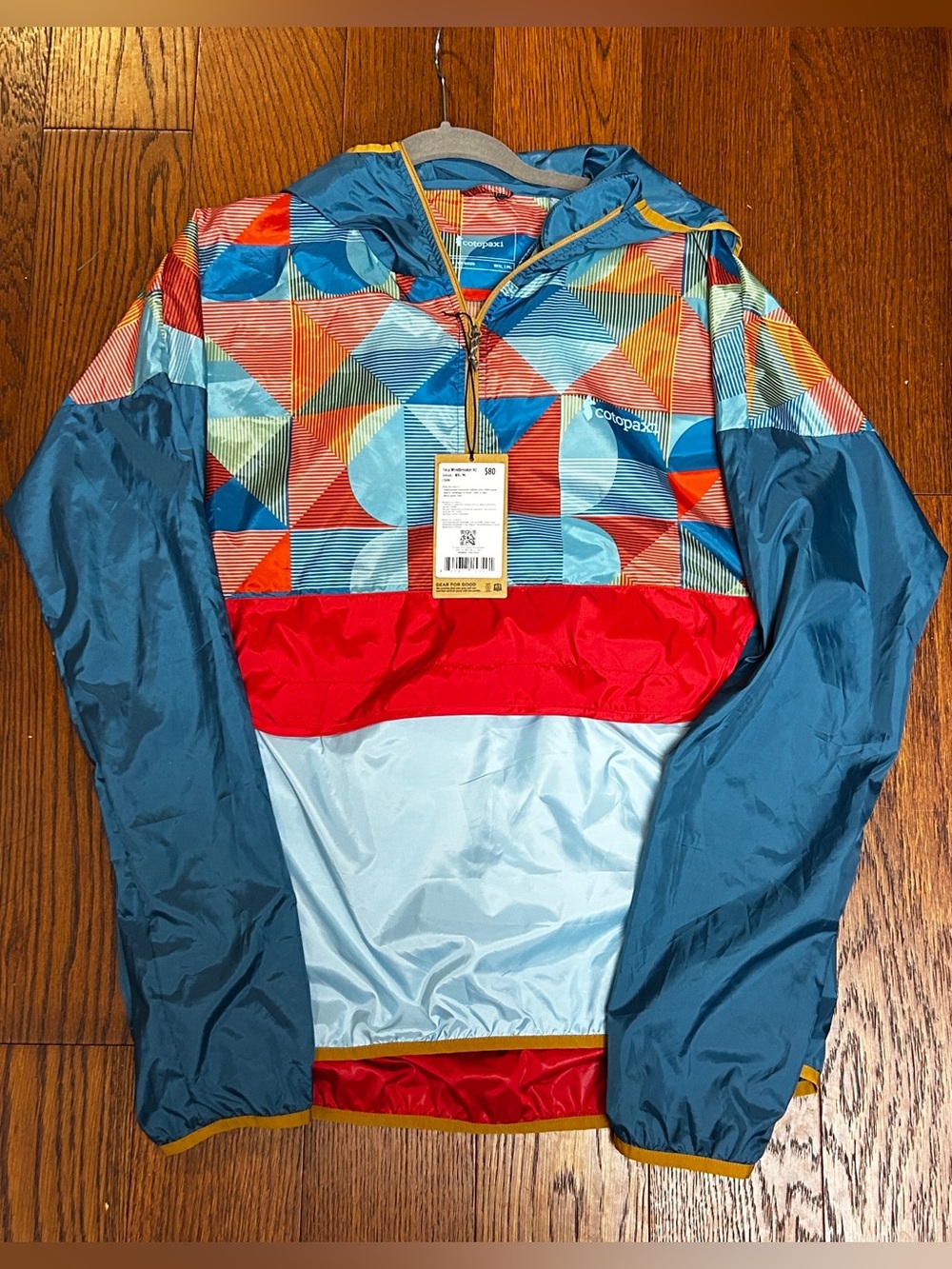 NWT Cotopaxi Teca Technical Windbreaker Clyde WXL / Men’s L Colorblock Anorak